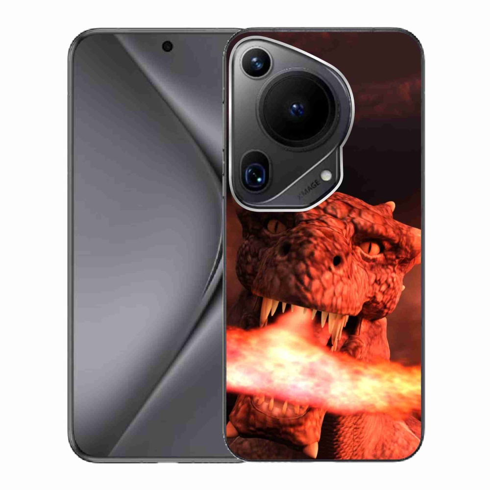 Zselés borítás mmCase a Huawei Pura 70 Ultra készülékhez - sárkány