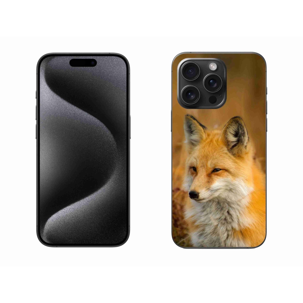 Gél védőburkolat mmCase iPhone 15 Pro Max készülékhez - róka