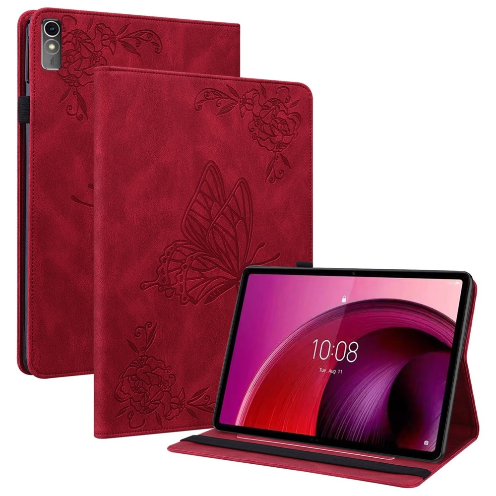 Impresszum záró tok a Lenovo Tab M10 5G-hez - piros