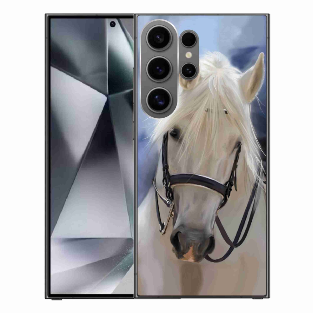 Zselés borítás mmCase Samsung Galaxy S24 Ultra - fehér ló