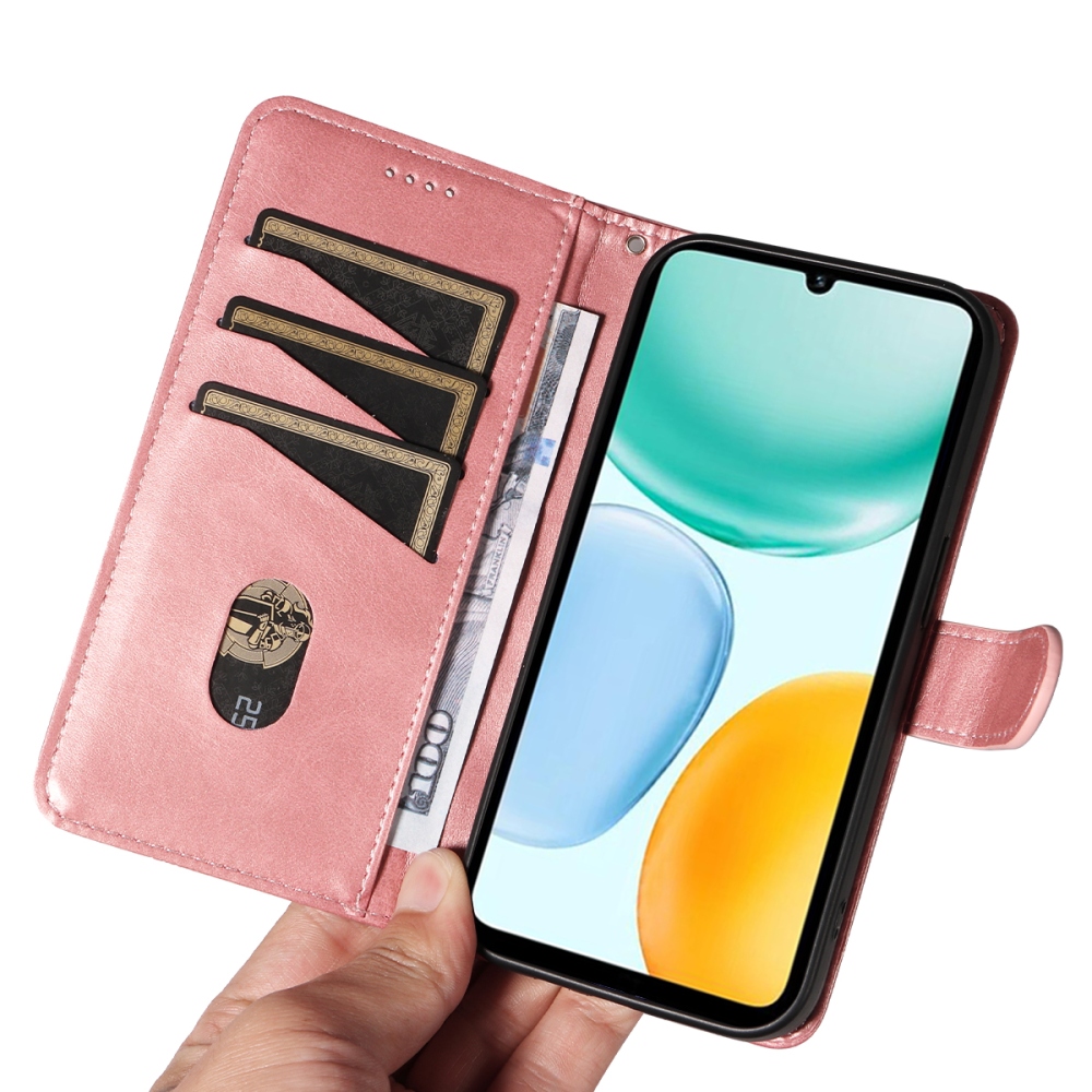 T-alakú tok Honor X5c Plus készülékhez - rozéarany