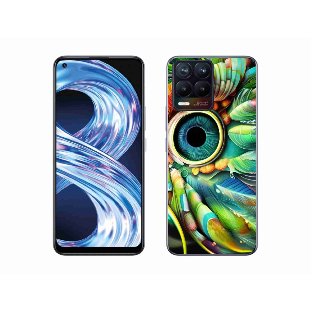 Gél borítás mmCase a Realme 8 4G készülékhez - absztrakt motívum 18