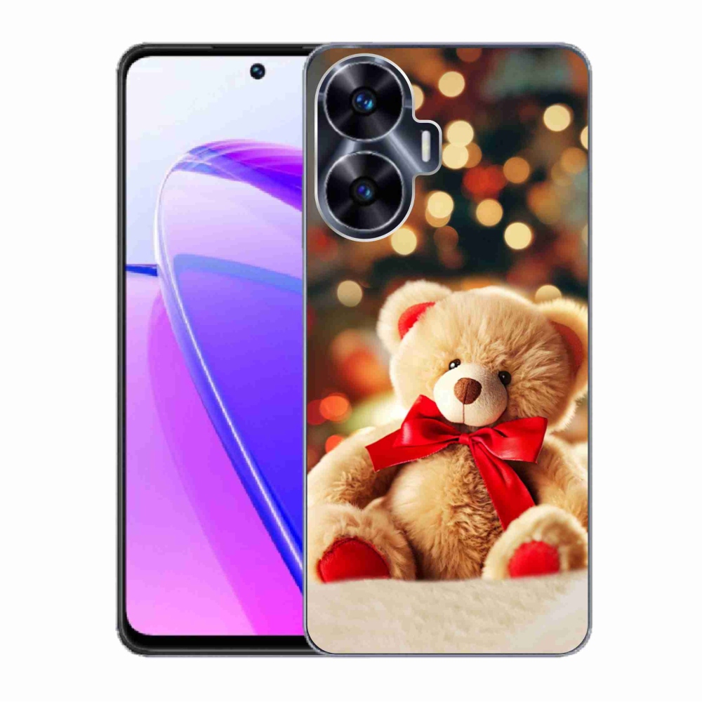 Gél borító mmCase a Realme C55 készülékhez - mackó