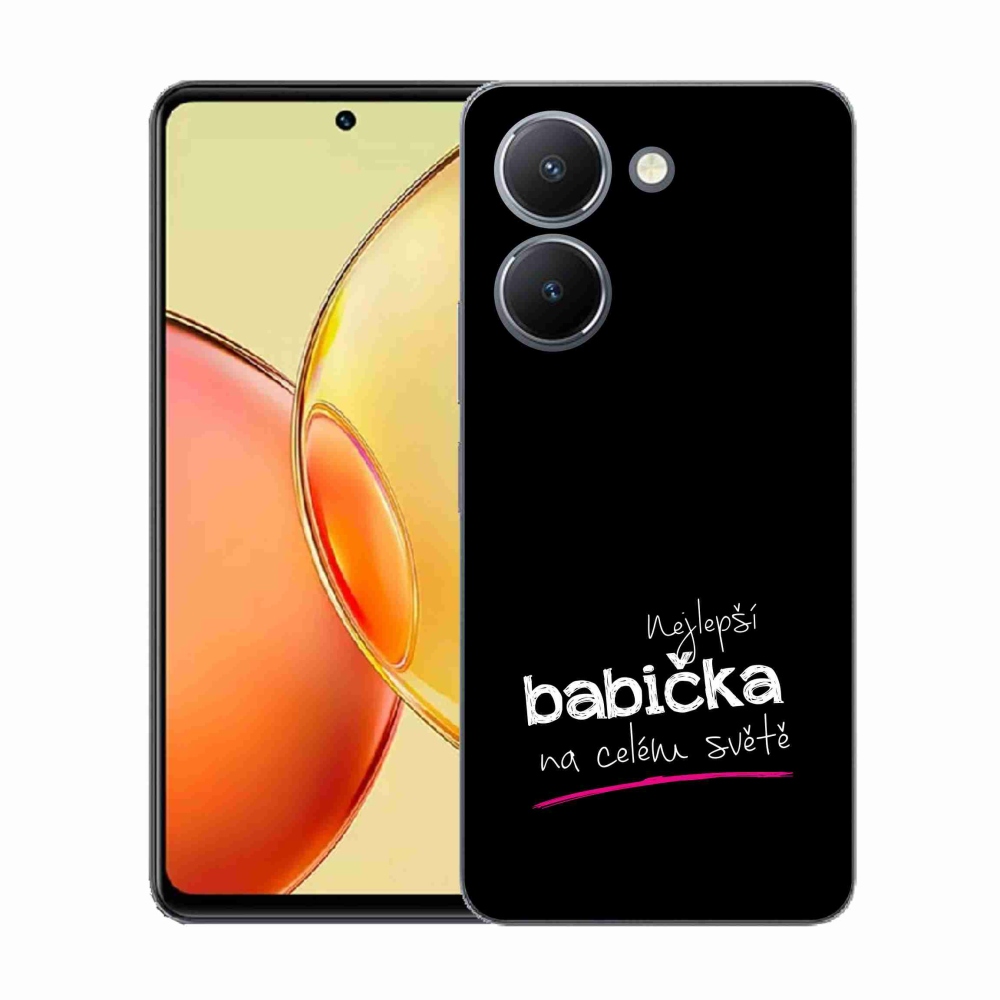 Gel Cover mmCase a Vivo Y36-on - A legjobb nagyi 4 fekete háttérrel