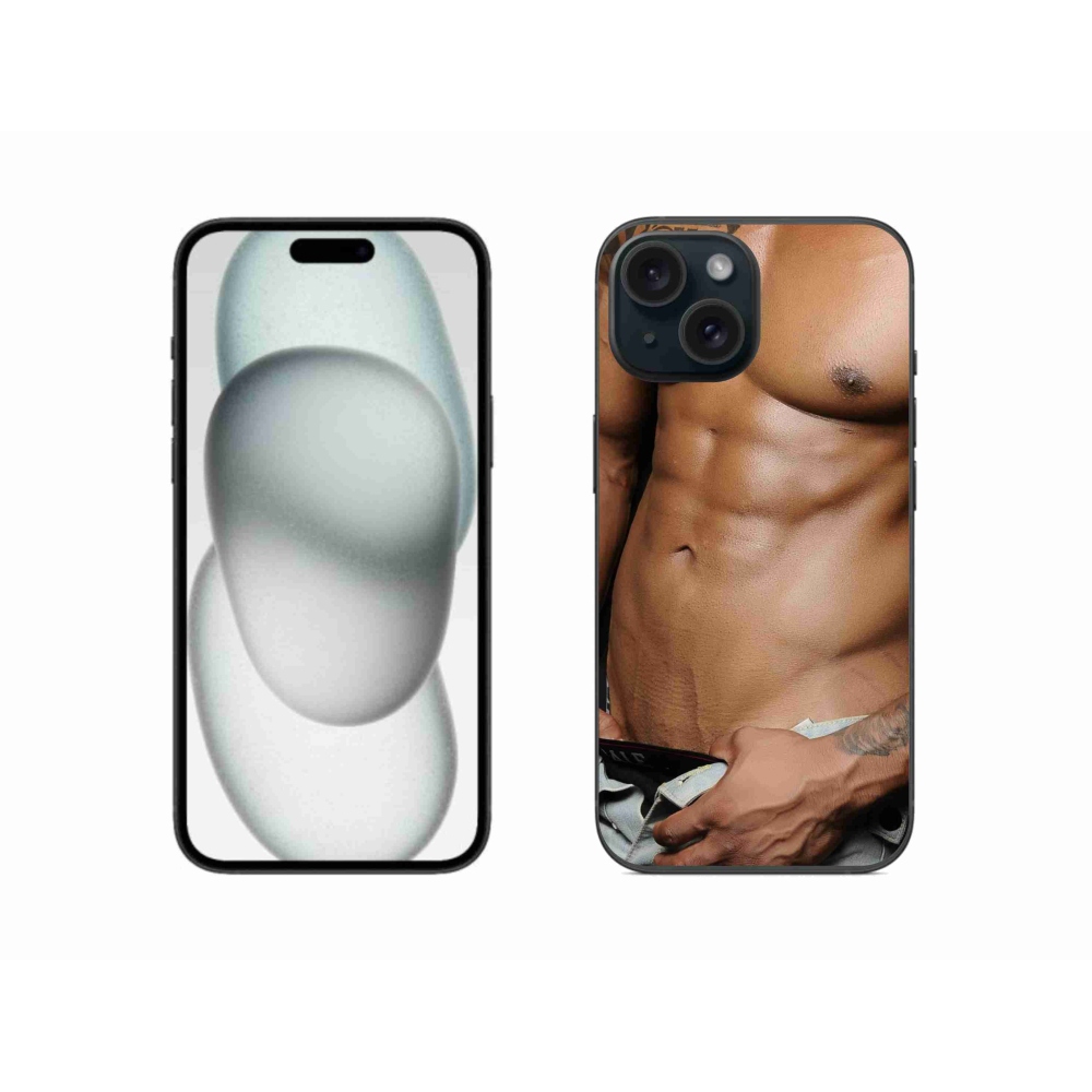 Gél borítás mmCase iPhone 15 készülékhez - szexi férfi