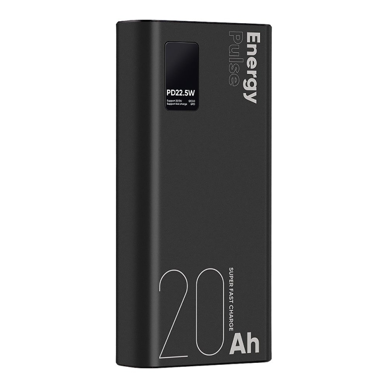 CSOMAG:ME EnergyPulse Powerbank 20000mAh 22.5W Fekete