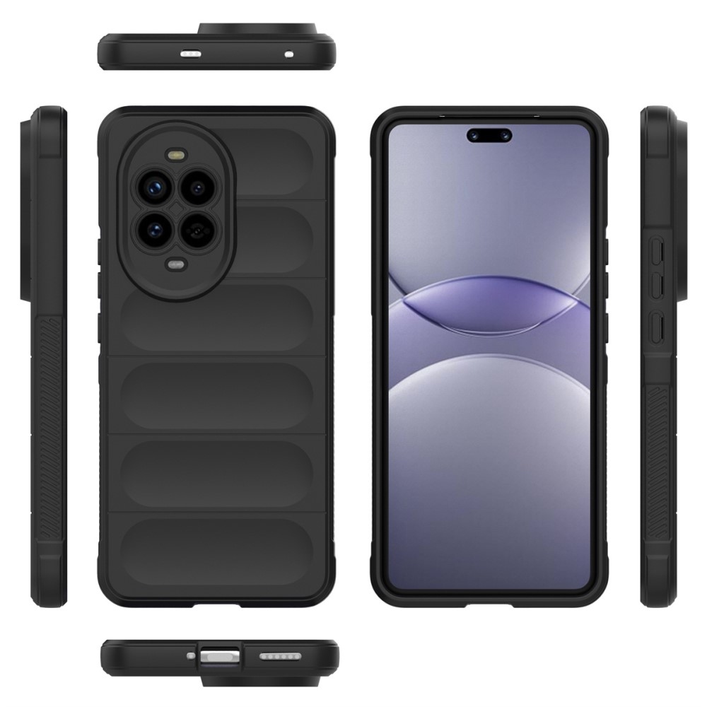 Rugg tartós zselés tok Huawei Nova 13 Pro 5G számára - fekete