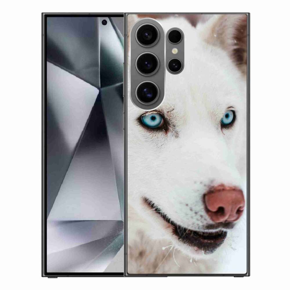 Gél tok mmCase a Samsung Galaxy S24 Ultra készülékhez - kutyaszemmel nézve