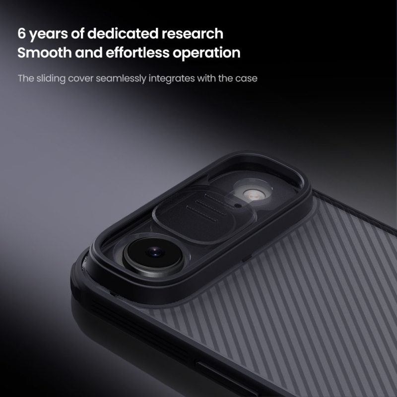 Nillkin CamShield PRO hátlap az Apple iPhone Air készülékhez Átlátszó Fekete
