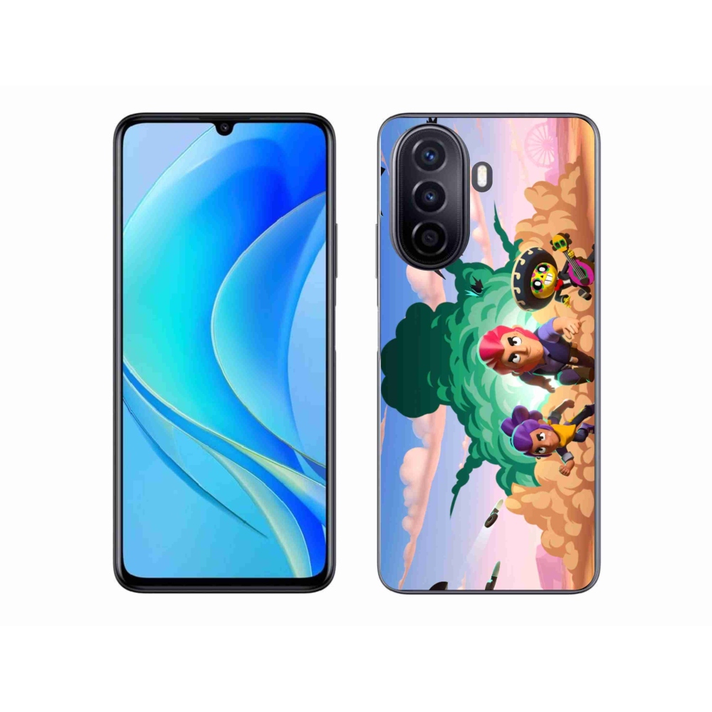 Gél borítás mmCase a Huawei Nova Y70-hez - verekedés csillagok