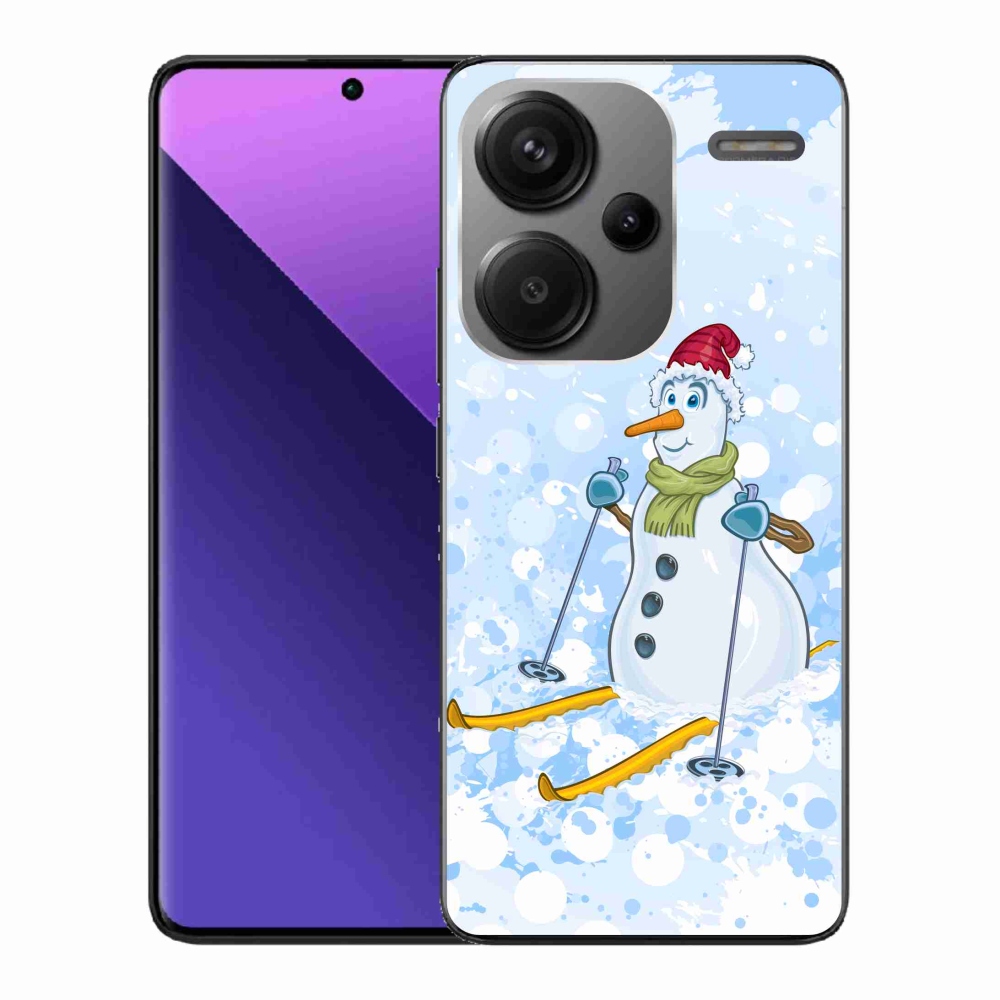 Gél borítás mmCase a Xiaomi Redmi Note 13 Pro+ 5G - hóemberhez