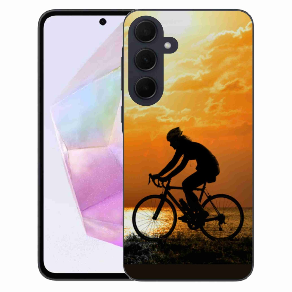 Gél borító mmCase Samsung Galaxy A35 5G - kerékpározás