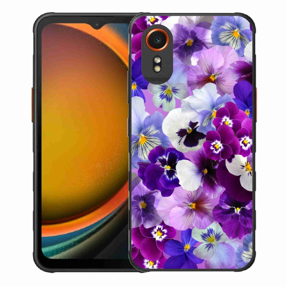 Gél borítás mmCase Samsung Galaxy Xcover 7 - virágok 9