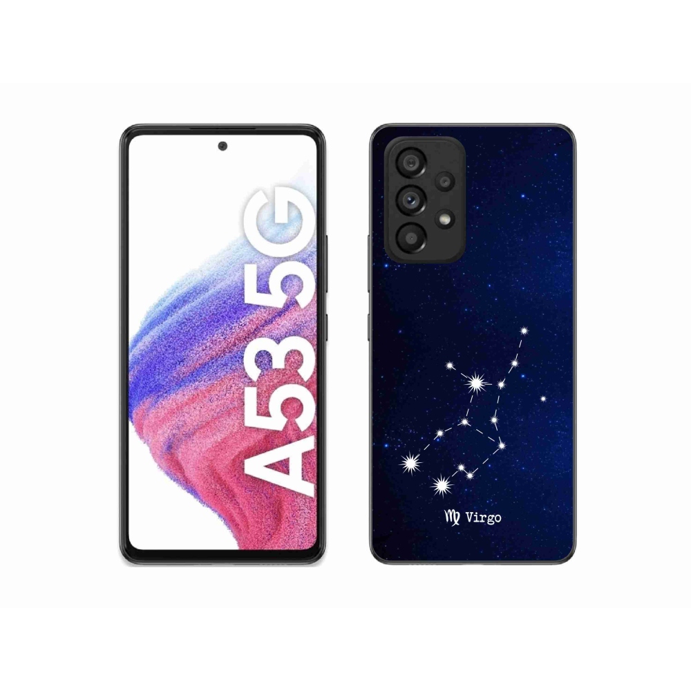 Gél borítás mmCase Samsung Galaxy A53 5G - csillagkép Szűz
