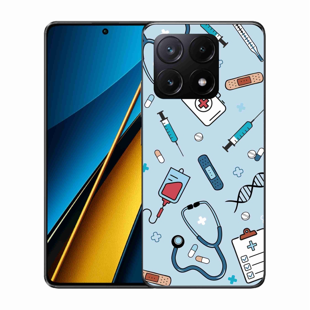 Gél borítás mmCase a Xiaomi Poco X6 Pro 5G számára - egészség 1