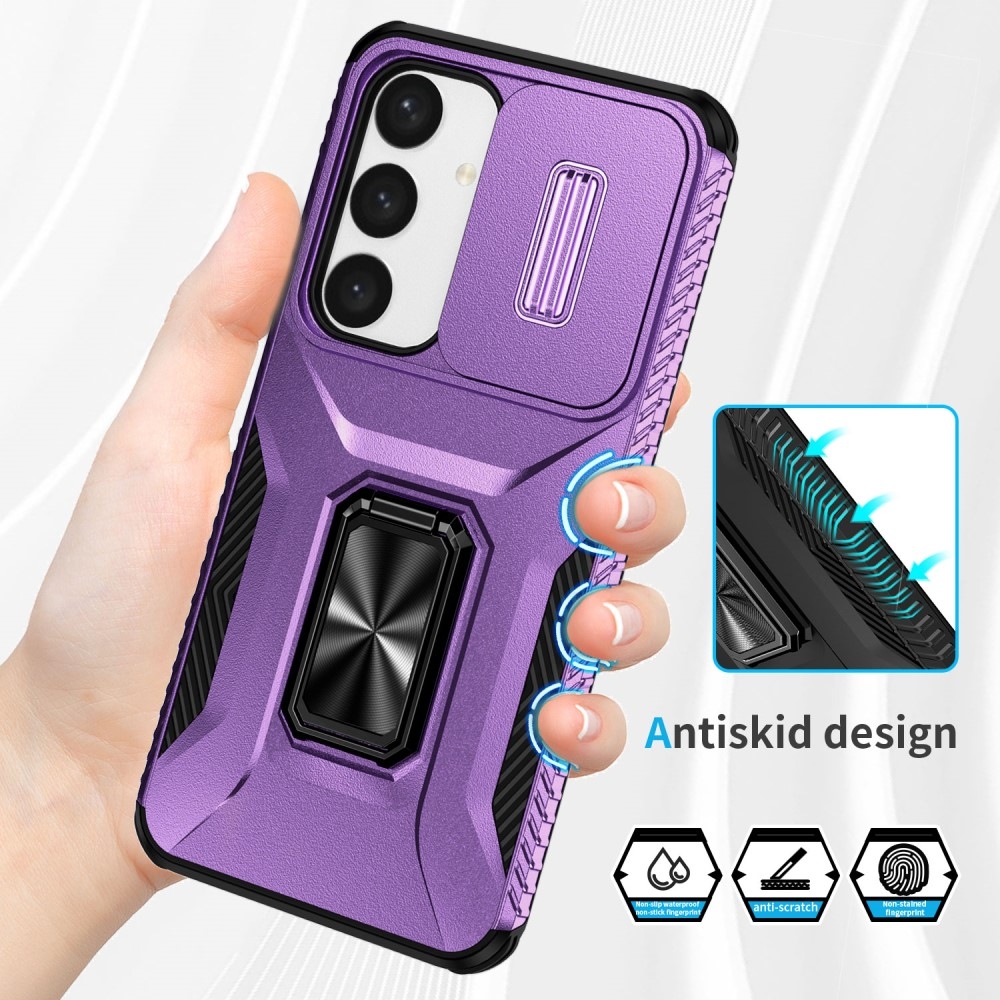 Csúszásálló borítás Samsung Galaxy S24+/S25+ készülékhez - lila