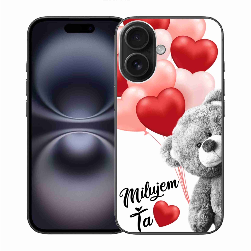 Gél tok mmCase iPhone 16 készülékhez - I love you en