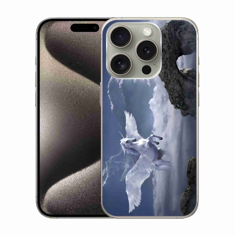 Zselés borítás mmCase iPhone 15 Pro készülékhez - pegazus