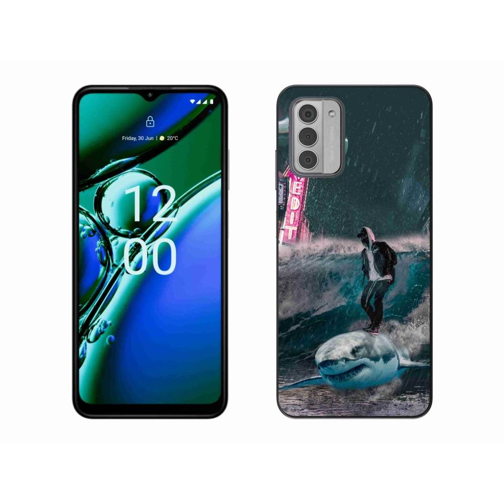 Zselés borítás mmCase a Nokia G42 készülékhez - cápa