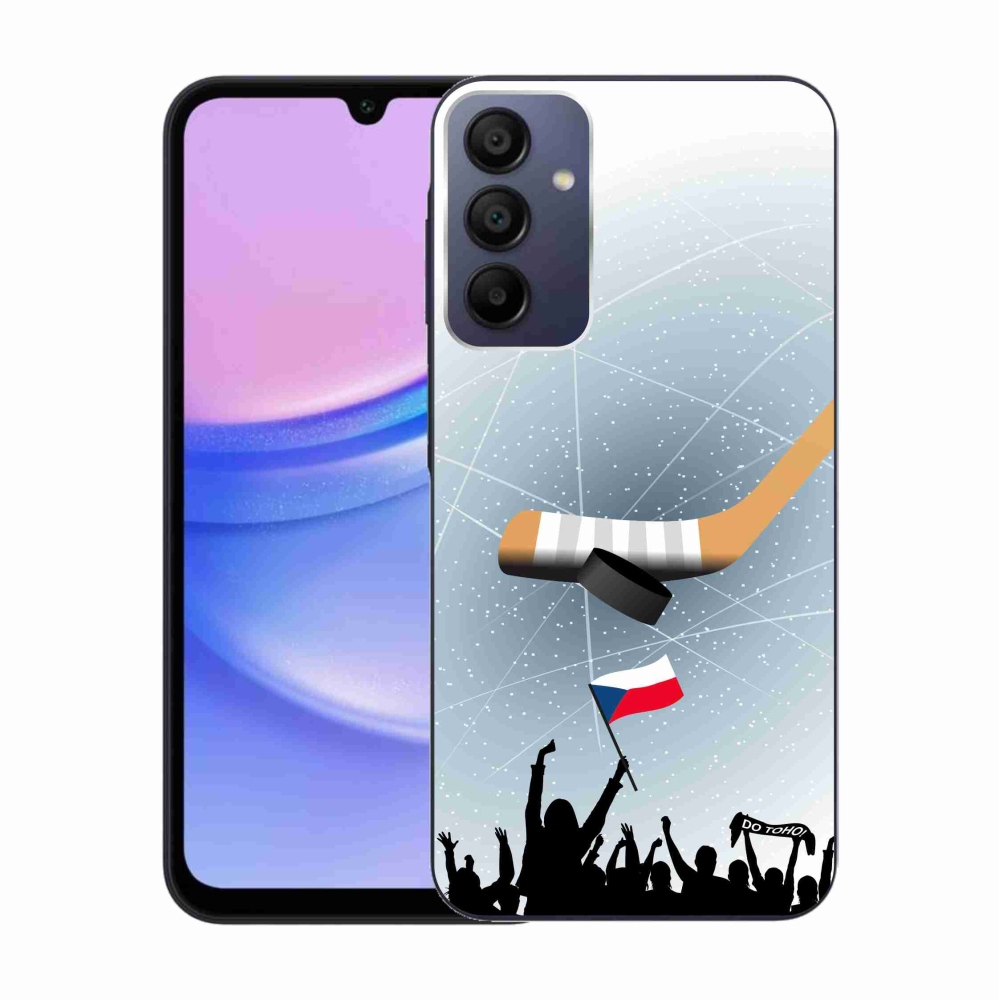 Gél borítás mmCase Samsung Galaxy A15 4G/5G - hoki szurkolók számára