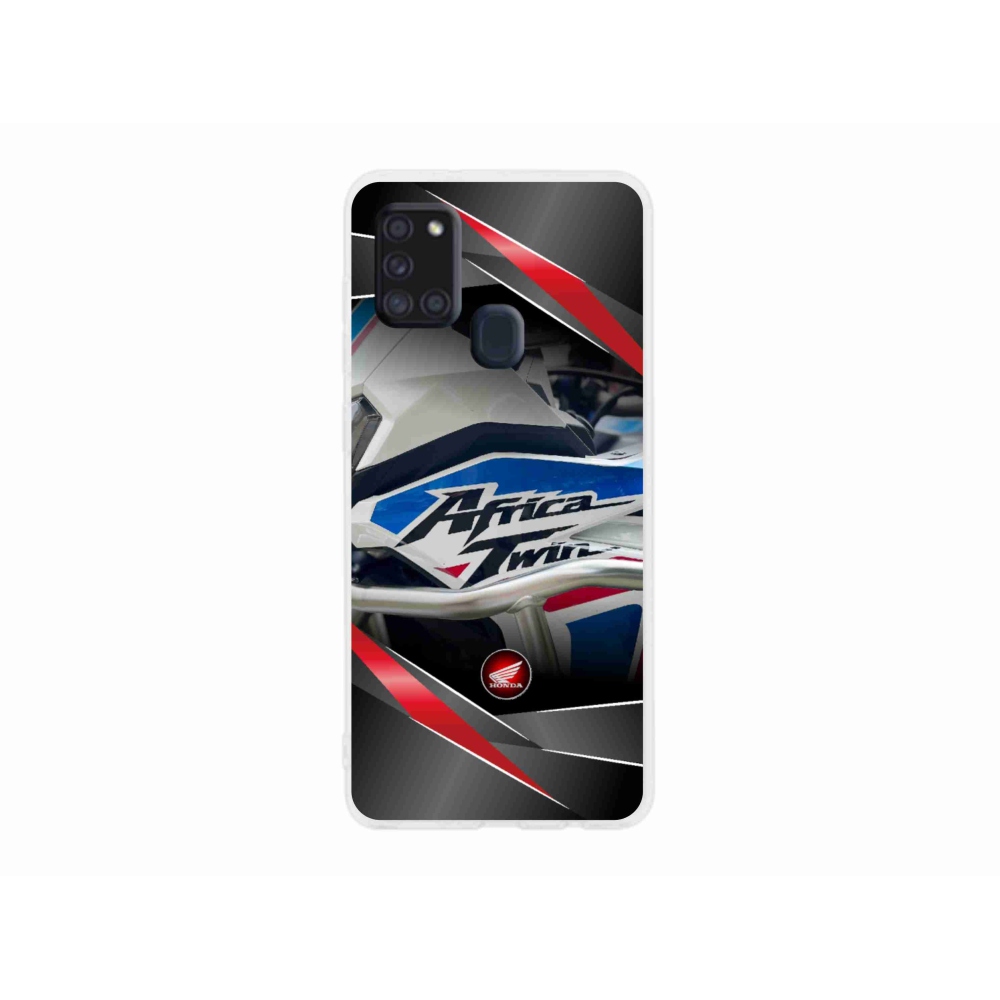 Gél borítás mmCase Samsung Galaxy A21s készülékhez - motoros honda