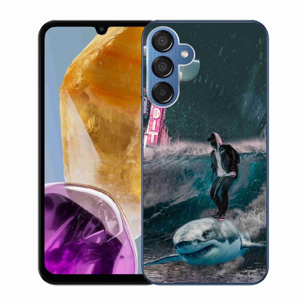 Gél védőhuzat mmCase Samsung Galaxy M15 5G - cápa