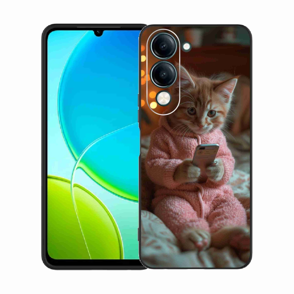Gél borító mmCase a Vivo Y29s 5G-hez - baba a mobillal