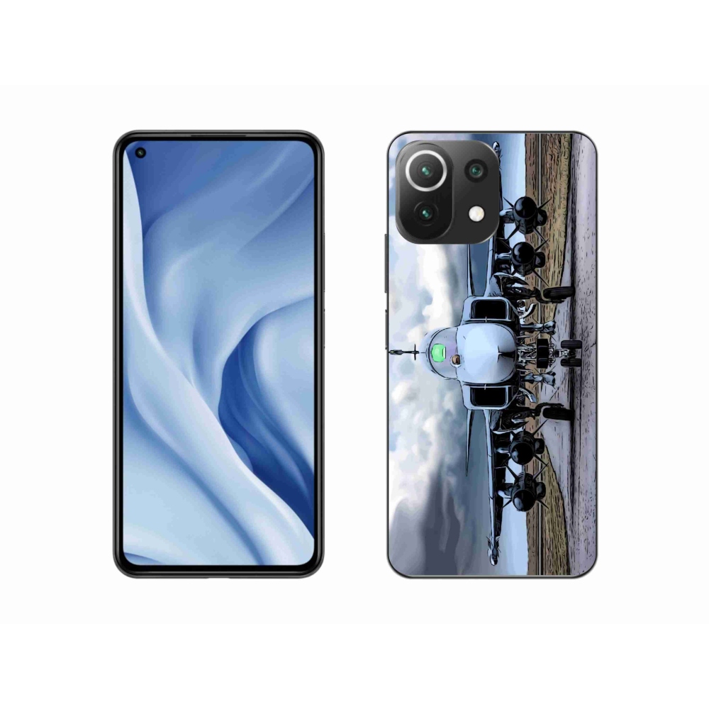 Gélburkolat mmCase a Xiaomi Mi 11 Lite 4G/5G-hez - katonai repülőgépekhez