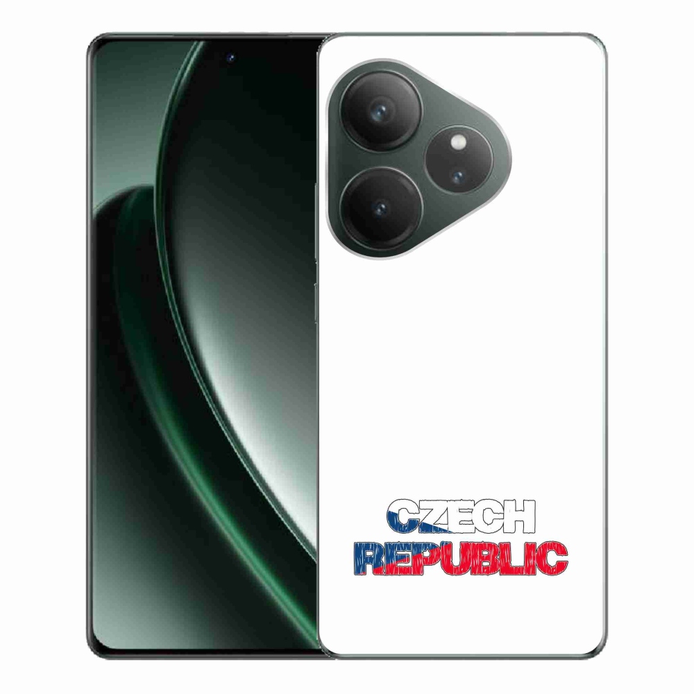 Gél borítás mmCase a Realme GT 6 5G/GT 6T 5G - Csehország fehér háttérrel
