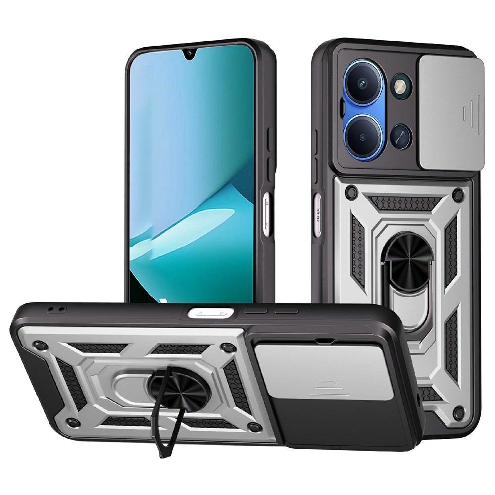 Csúszásálló borítás a Xiaomi Redmi 15C 4G/5G (173mm) készülékhez - ezüst színű