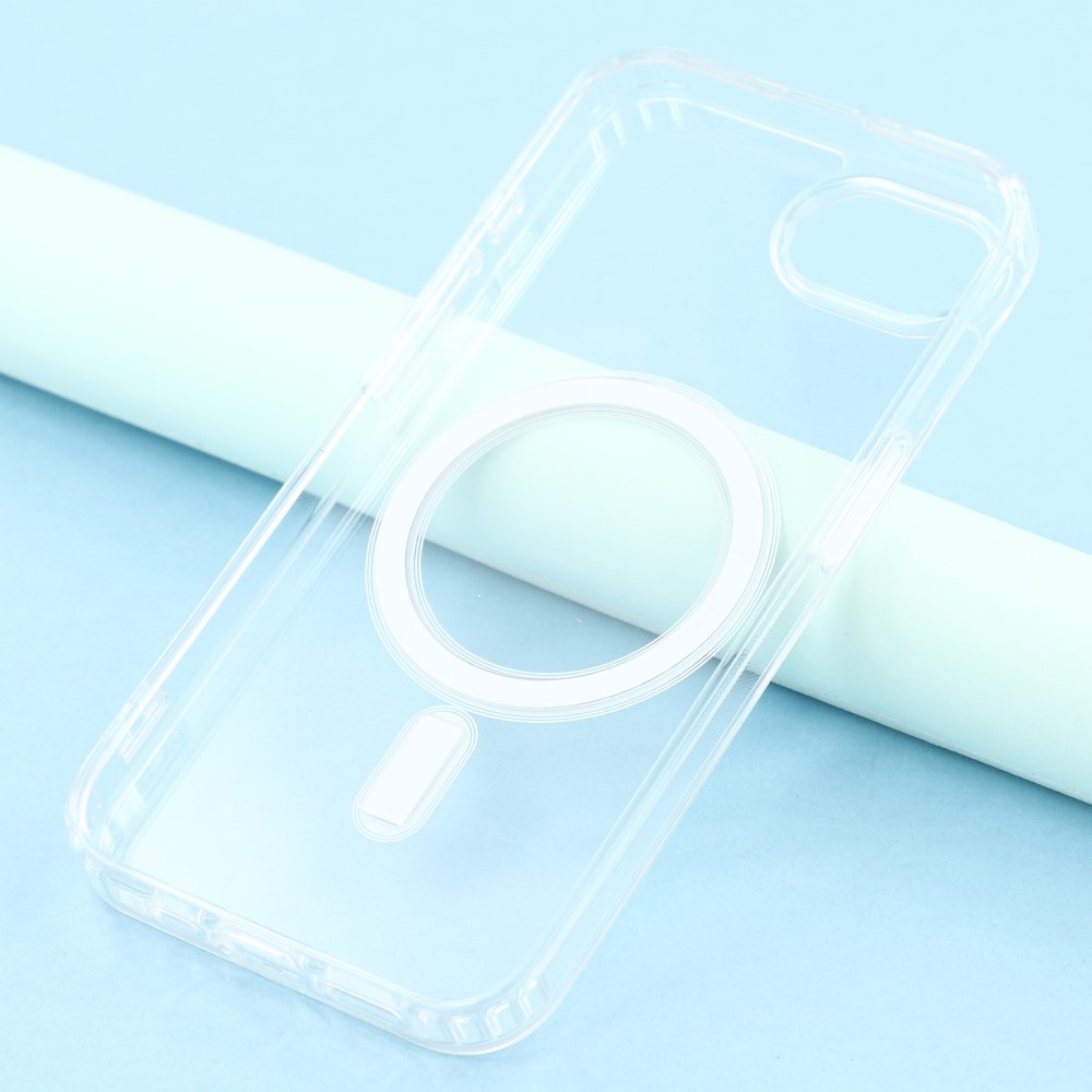 Átlátszó zselés tok MagSafe készülékkel iPhone 16e készülékhez
