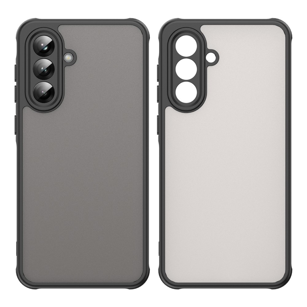 Zselés tok kemény hátlappal Samsung Galaxy A36 5G készülékhez - fekete