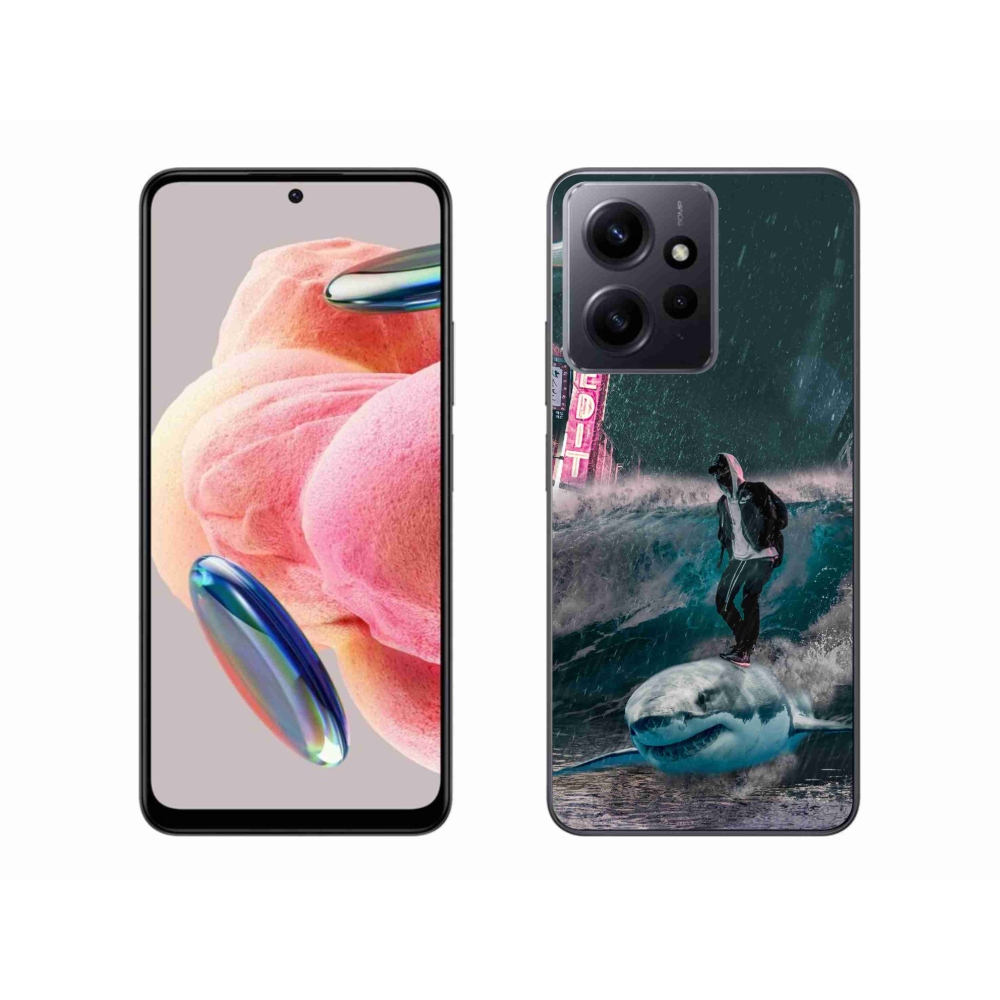 Gél borítás mmCase a Xiaomi Redmi Note 12 4G-hez - cápa