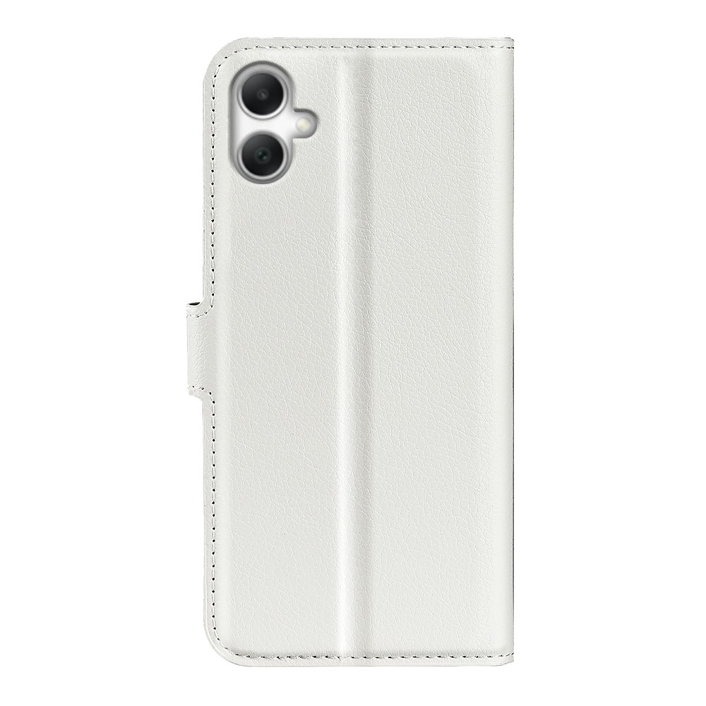 Litchi könyv tok Samsung Galaxy A07 4G - fehér