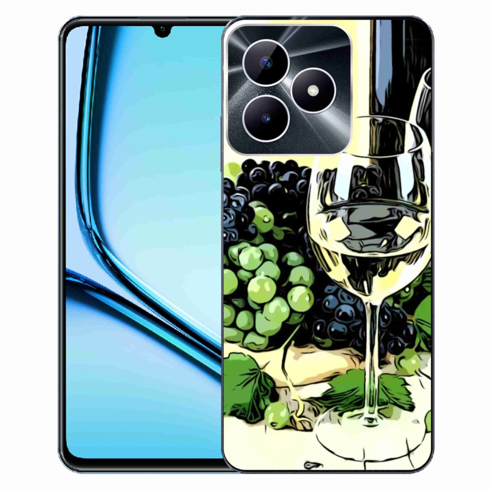 Zselés borító mmCase a Realme Note 50 készülékhez - borospohár