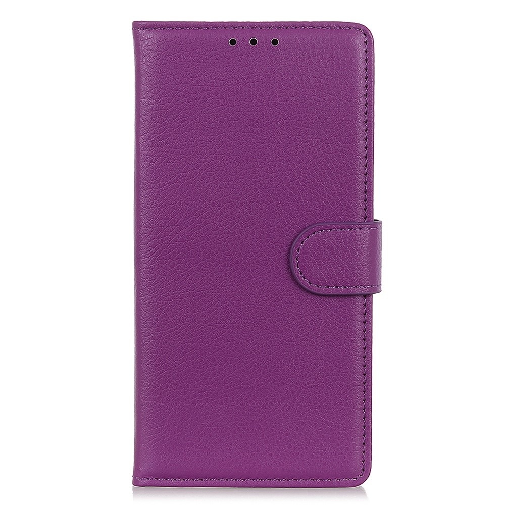 Litchie könyv tok a Xiaomi Redmi 12 4G/5G készülékhez - lila