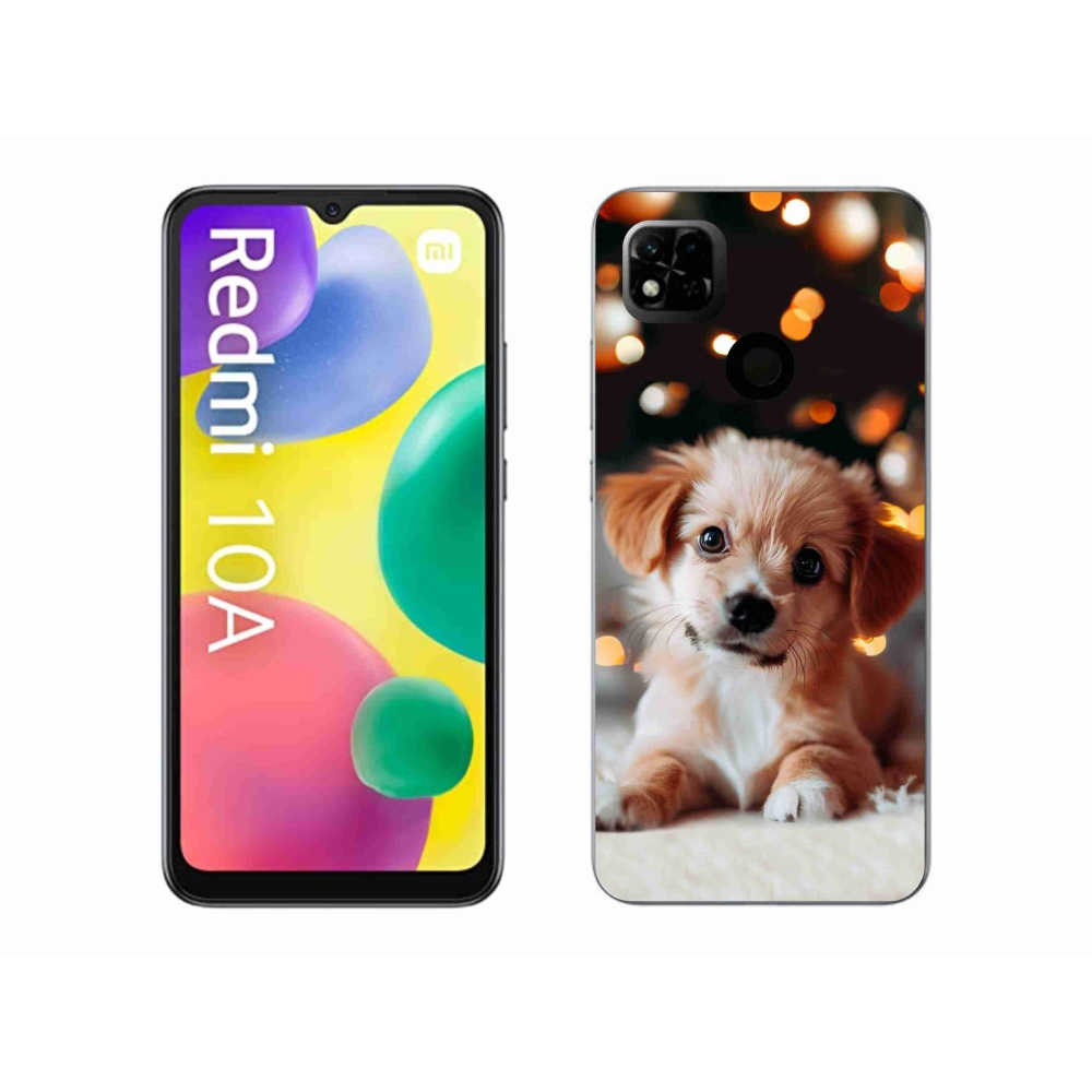 Gél borítás mmCase a Xiaomi Redmi 10A számára - kölyökkutyakék