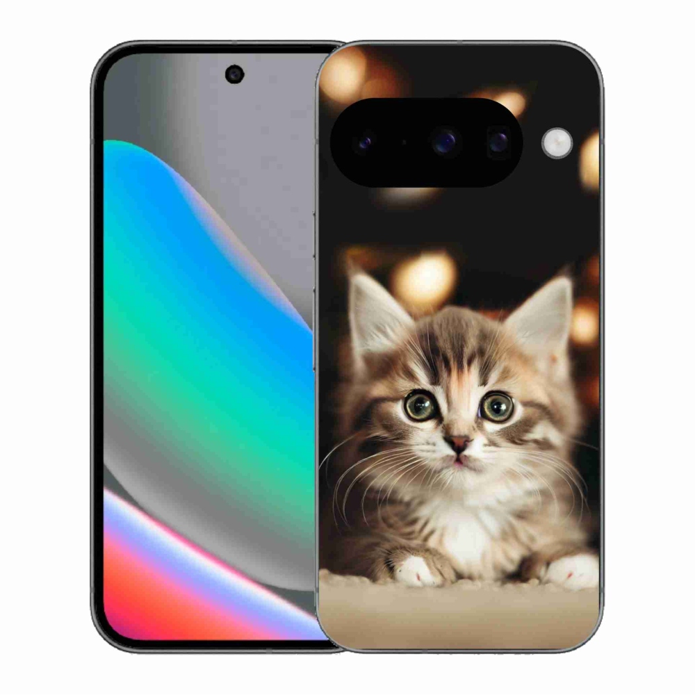Gél borítás mmCase a Google Pixel 10 számára - aranyos cica 2