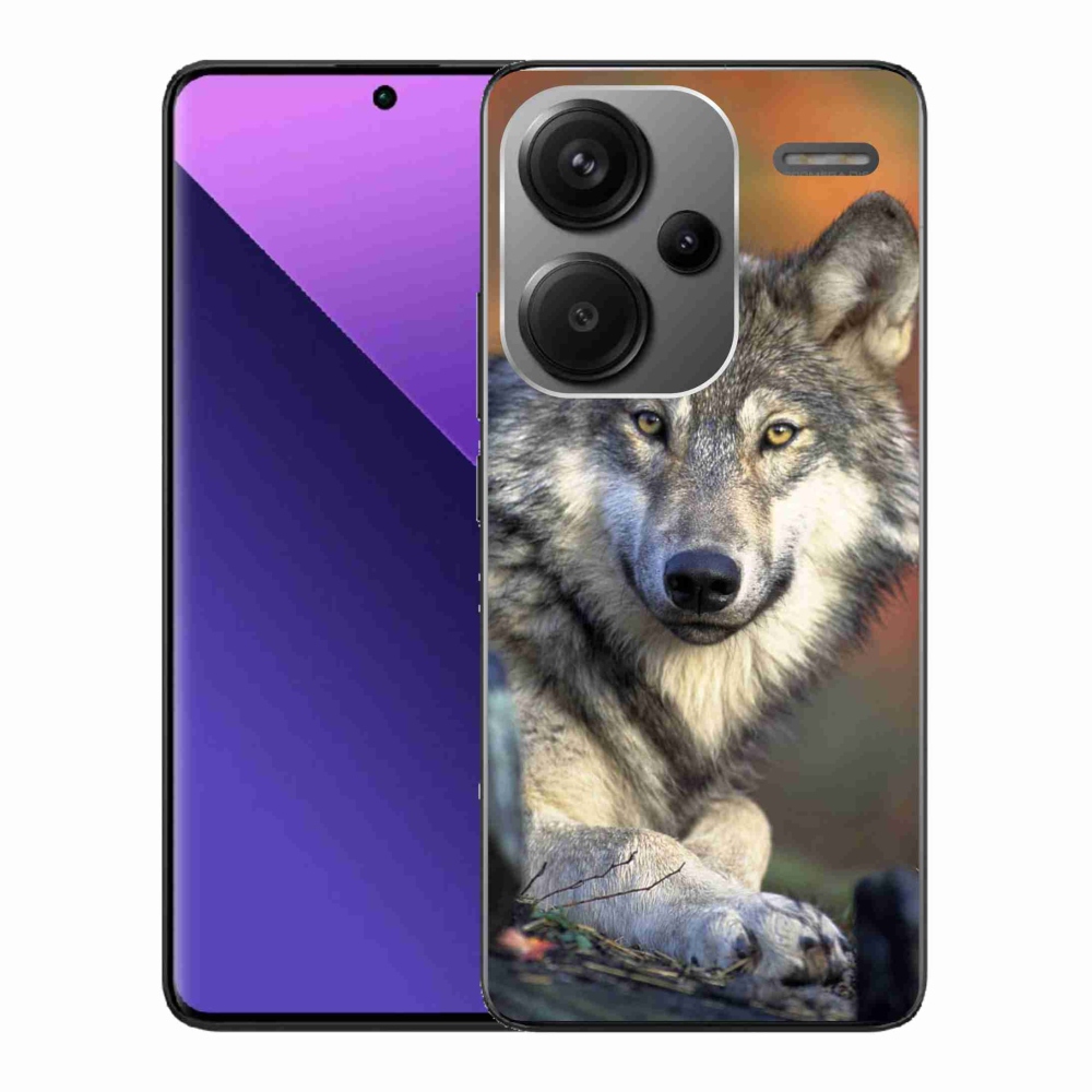 Gél tok mmCase a Xiaomi Redmi Note 13 Pro+ 5G számára - farkas