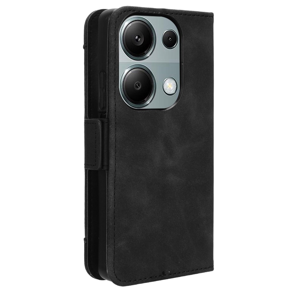 Kártyás könyv tok Xiaomi Redmi Note 14S/Note 13 Pro 4G/Poco M6 Pro - fekete