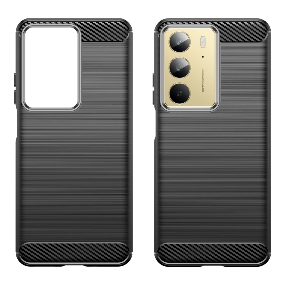 Szénálló zselés tok a Realme 14x 5G/Realme C75 készülékhez - fekete