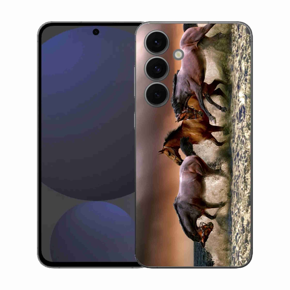 Zselés borítás mmCase Samsung Galaxy S25 FE - lovak 1