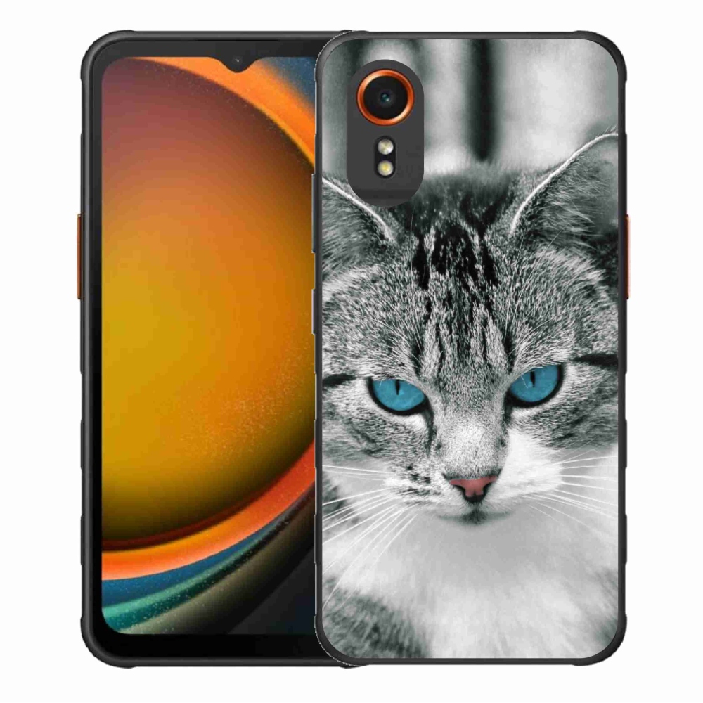 Zselés borítás mmCase Samsung Galaxy Xcover 7 készülékhez - cat view 1