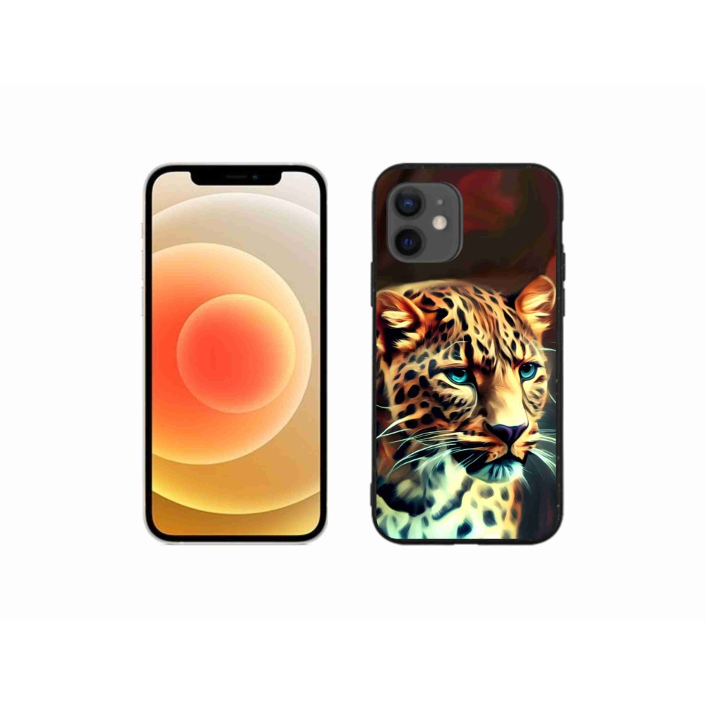 Zselés borítás mmCase iPhone 12 mini készülékhez - leopárd