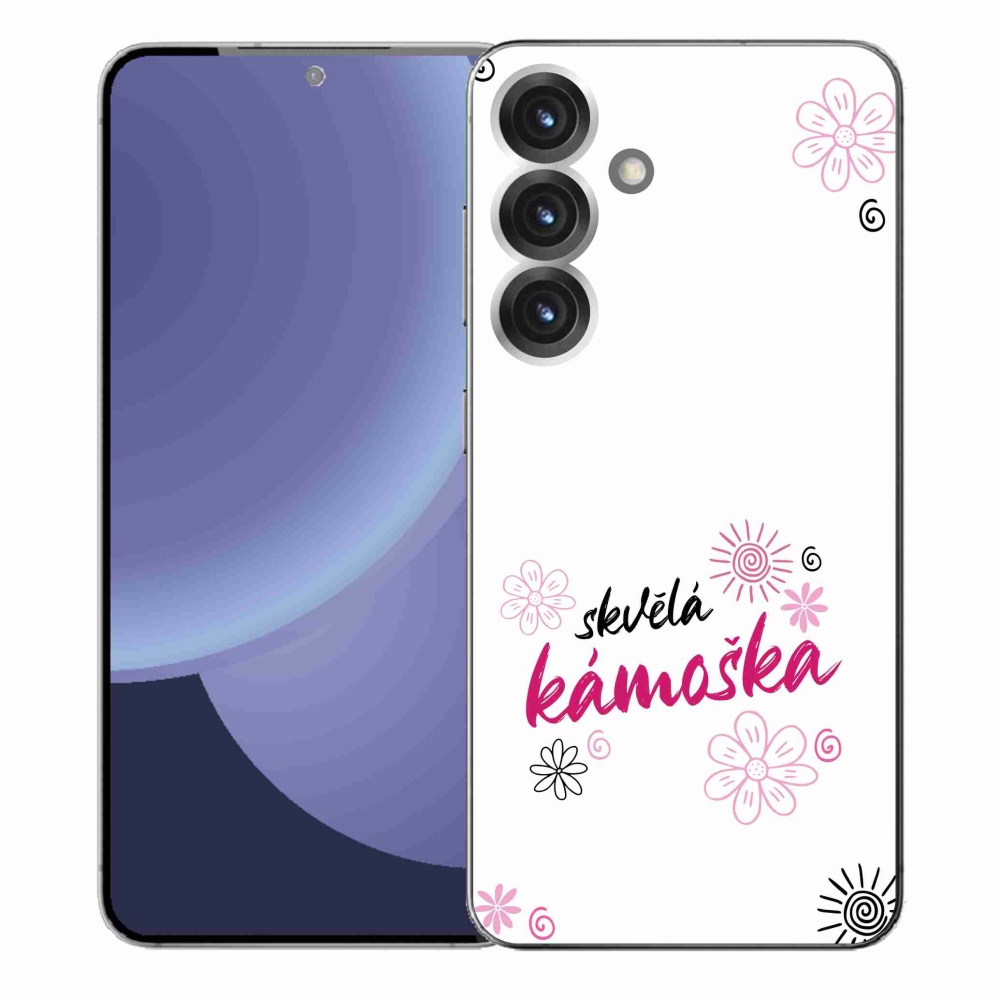 Gél borítás mmCase Samsung Galaxy S25+ - nagyszerű haver fehér háttérrel