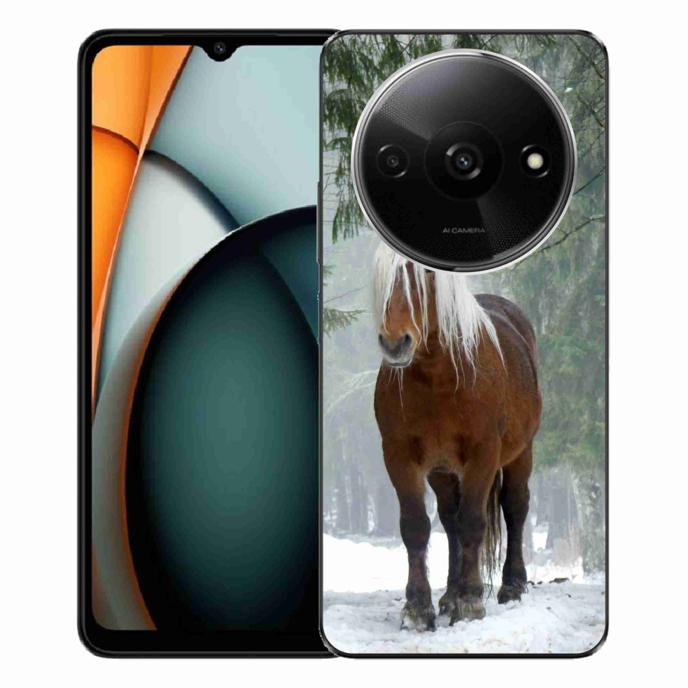 Gél tok mmCase a Xiaomi Redmi A3-hoz - ló az erdőben