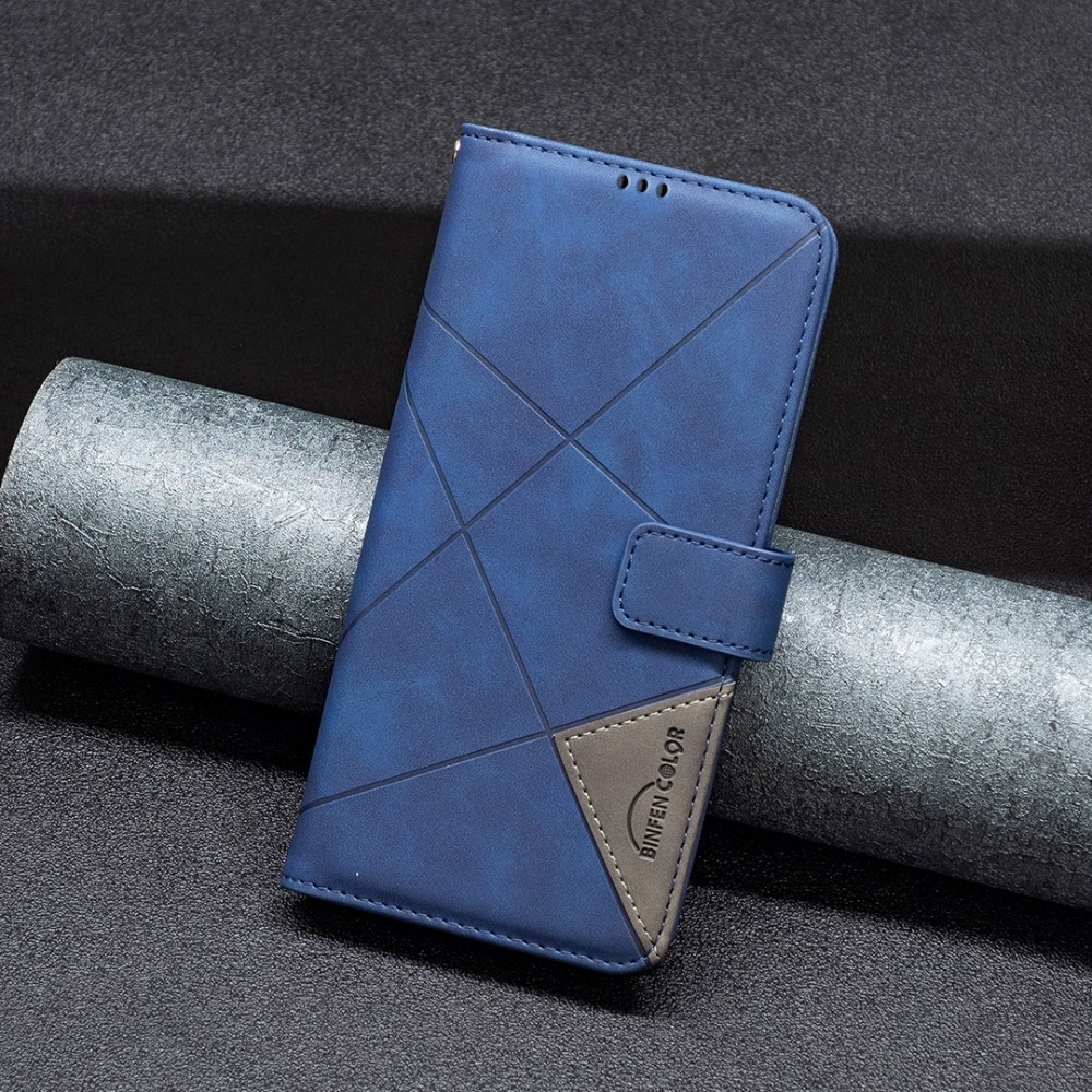 BINFEN könyvtáska Samsung Galaxy M15 5G - kék