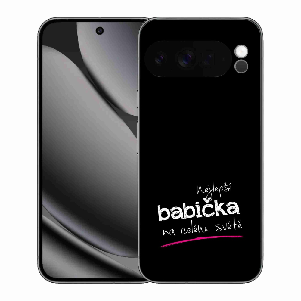 Gél borítás mmCase a Google Pixel 10 Pro XL-hez - Legjobb nagyi 4 fekete háttérrel