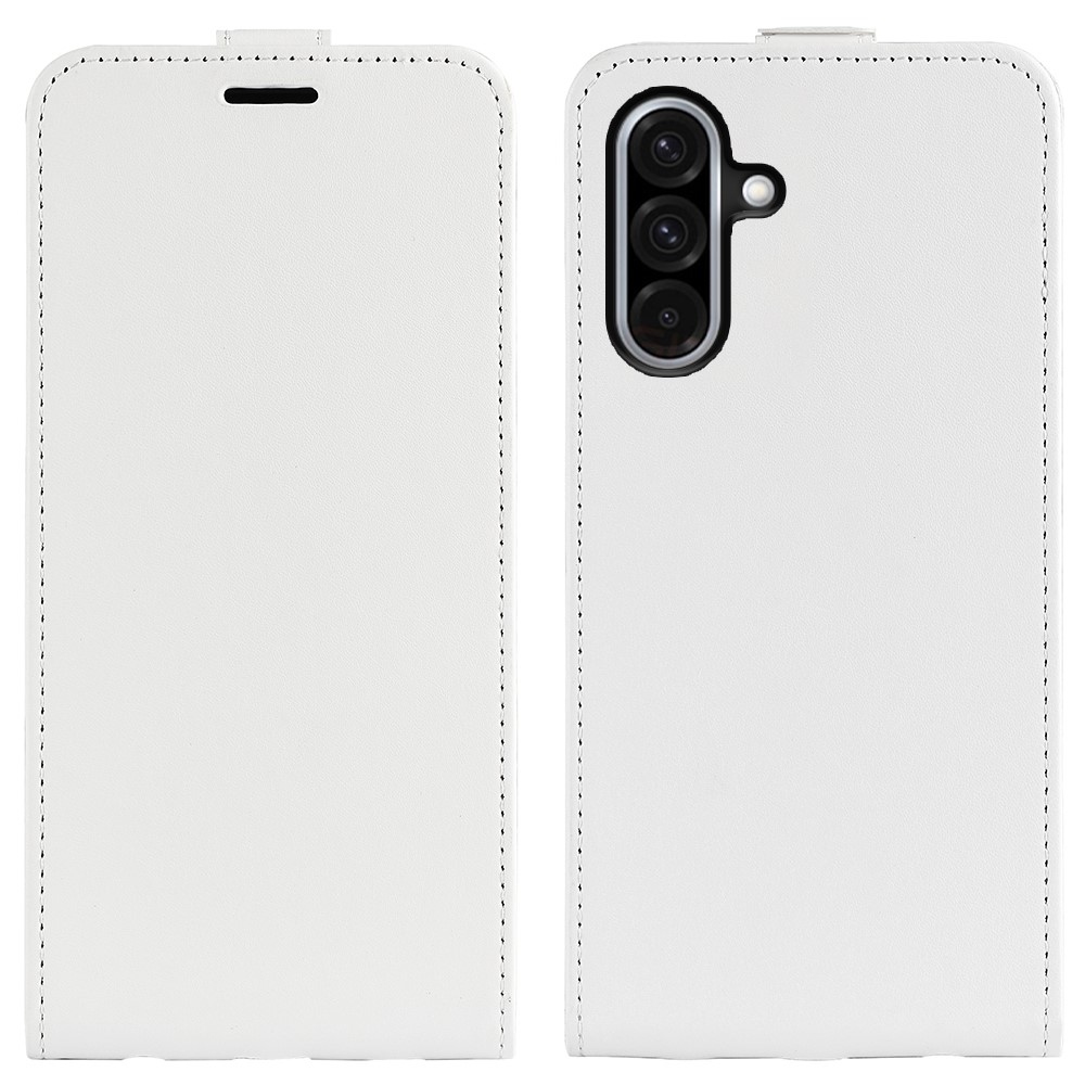 Függőleges könyvtáska Samsung Galaxy A36 5G/A56 5G készülékhez - fehér