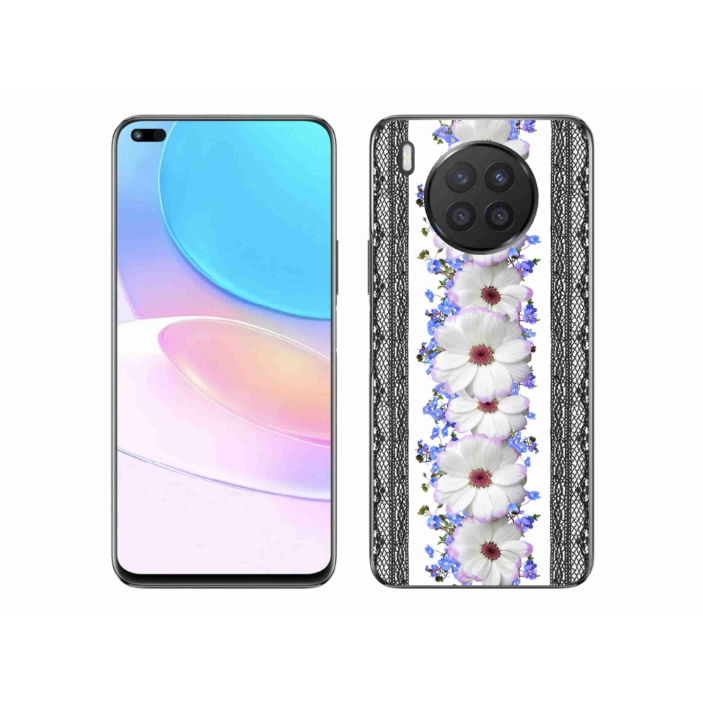 Gél borító mmCase a Huawei Nova 8i - virágok 8